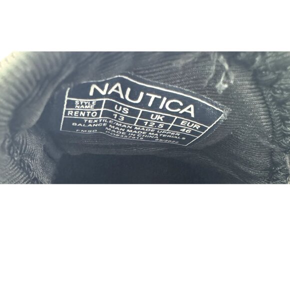 Men's Nautica Black & White Sneakers Size::13 - Picture 6 of 6